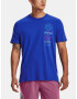 Under Armour Run Anywhere T-shirt Blue - Pepit.gr