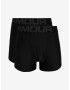 Under Armour Tech 3" Boxers 2 pcs Black - Pepit.gr