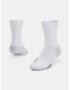 Under Armour UA AD Playmaker Mid Socks White - Pepit.gr