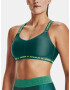 Under Armour UA Crossback Low Sport Bra Green - Pepit.gr