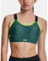 Under Armour UA Infinity Crossover High Sport Bra Green - Pepit.gr