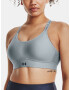 Under Armour UA Infinity Mid Covered Sport Bra Blue - Pepit.gr