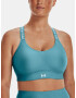 Under Armour UA Infinity Mid Covered Sport Bra Blue - Pepit.gr