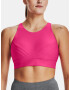 Under Armour UA Infinity Pintuck Mid Sport Bra Pink - Pepit.gr