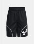 Under Armour UA Perimeter Kids Shorts Black - Pepit.gr