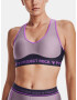 Under Armour UA Project Rock Crsbck Dsrpt Sport Bra Violet - Pepit.gr