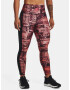 Under Armour UA Project Rock HG Ankle Lg Print Leggings Pink - Pepit.gr