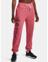 Under Armour UA Project Rock Hm Gym Flc Sweatpants Pink - Pepit.gr