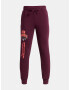 Under Armour UA Project Rock Hm Gym Rival Kids Joggings Red - Pepit.gr