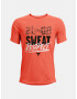 Under Armour UA Project Rock Tech Respect SS Kids T-shirt Orange - Pepit.gr