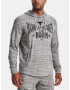 Under Armour UA Project Rock Terry Hoodie Sweatshirt White - Pepit.gr