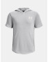 Under Armour UA Rival Terry SS Hoodie Kids Sweatshirt Grey - Pepit.gr