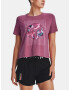 Under Armour UA Run Anywhere SS T-shirt Pink - Pepit.gr