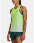 Under Armour UA Rush Cicada Singlet Top Green - Pepit.gr