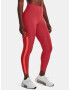 Under Armour UA Rush Legging Emboss Perf Leggings Red - Pepit.gr