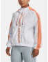 Under Armour UA Rush Woven FZ Jacket White - Pepit.gr