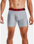 Under Armour UA Tech 6in Boxers 2 pcs Grey - Pepit.gr