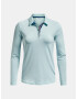 Under Armour UA Zinger MicroStripe LS Polo Shirt Blue - Pepit.gr