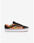 Vans Flame Camo ComfyCush Old Skool Kids Sneakers Black - Pepit.gr