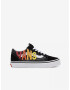 Vans Flame Logo Repeat Old Skool Kids Sneakers Black - Pepit.gr