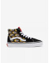 Vans Flame Logo Repeat Sk8-Hi Kids Sneakers Black - Pepit.gr