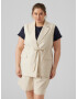 Vero Moda Curve Lillmae Vest White - Pepit.gr