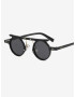 VEYREY Steampunk Punnyostion Sunglasses Black - Pepit.gr