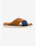 Wrangler Punch Karen Slippers Blue Brown - Pepit.gr