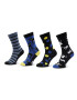 Fun Socks Σετ 4 ζευγάρια ψηλές κάλτσες unisex - Pepit.gr