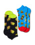 Happy Socks Σετ 2 ζευγάρια κοντές κάλτσες unisex - Pepit.gr