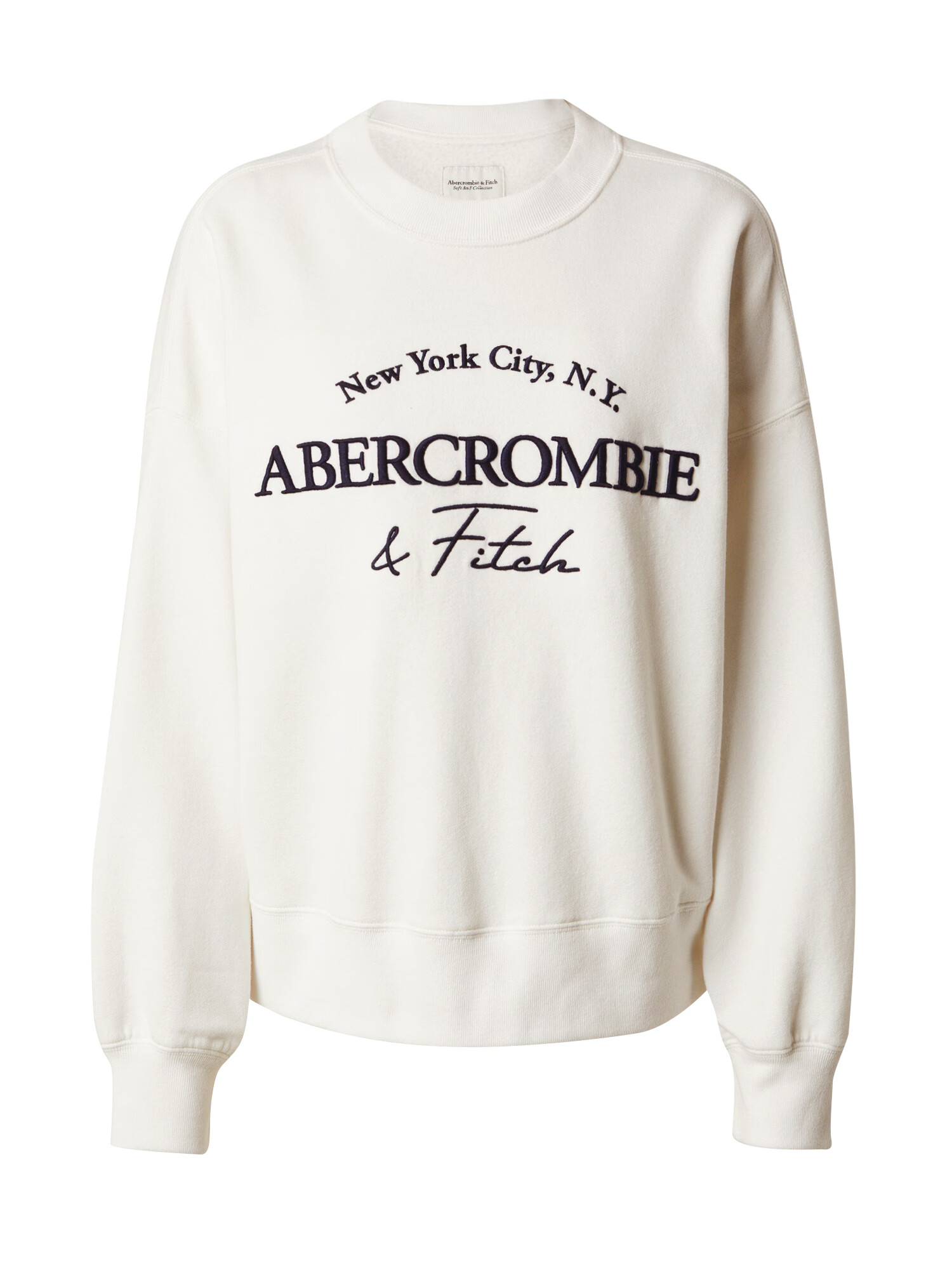 Abercrombie & Fitch Μπλούζα φούτερ 'CLASSIC SUNDAY' μαύρο / λευκό - Pepit.gr