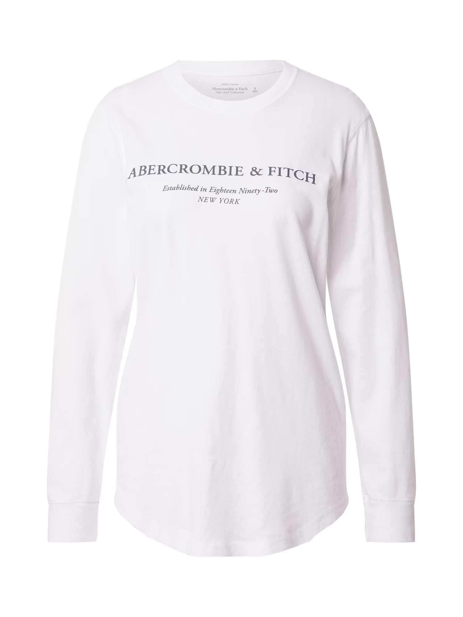 Abercrombie & Fitch Μπλουζάκι μαύρο / λευκό - Pepit.gr