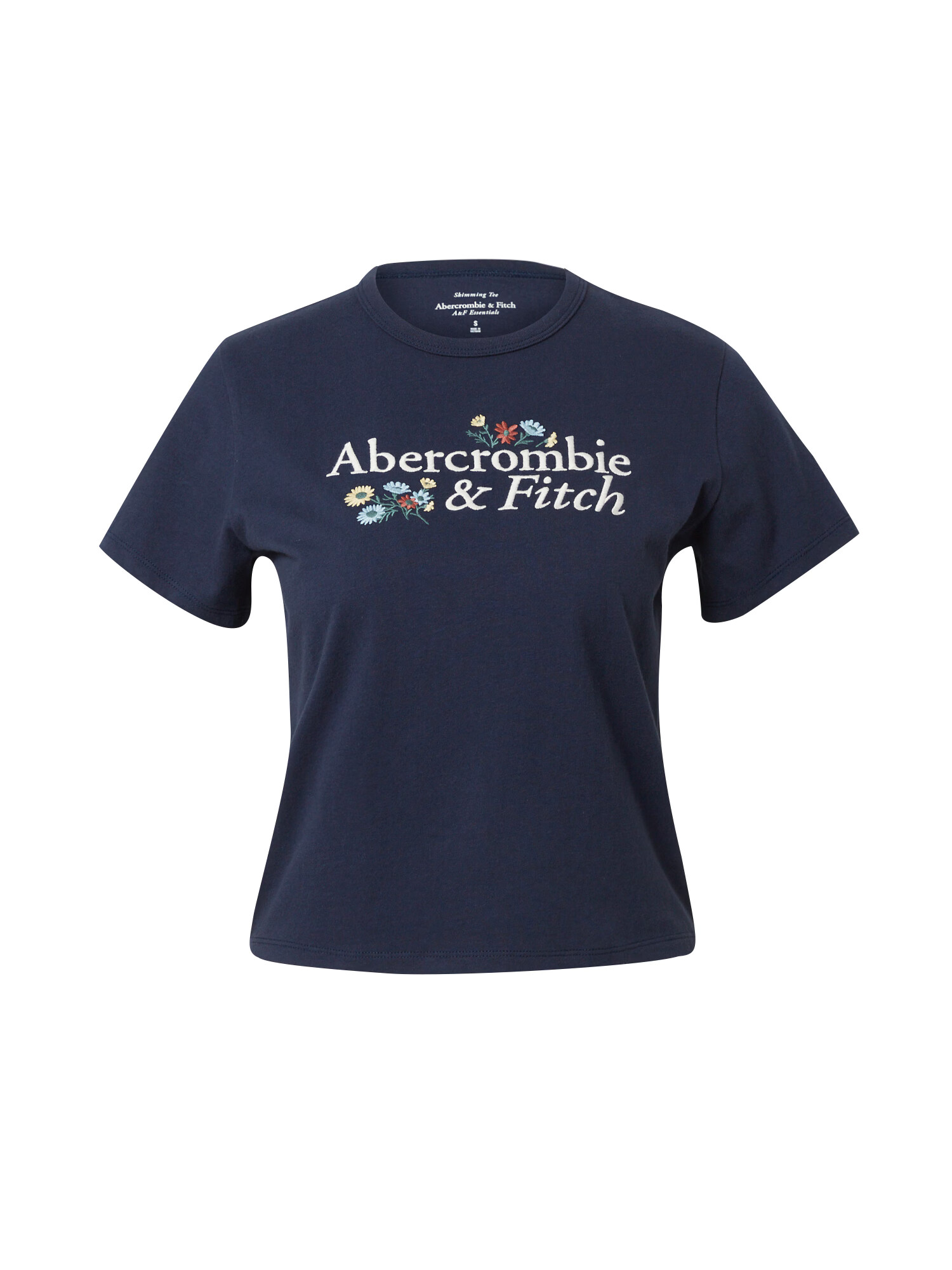 Abercrombie & Fitch Μπλουζάκι ναυτικό μπλε / ανάμεικτα χρώματα - Pepit.gr