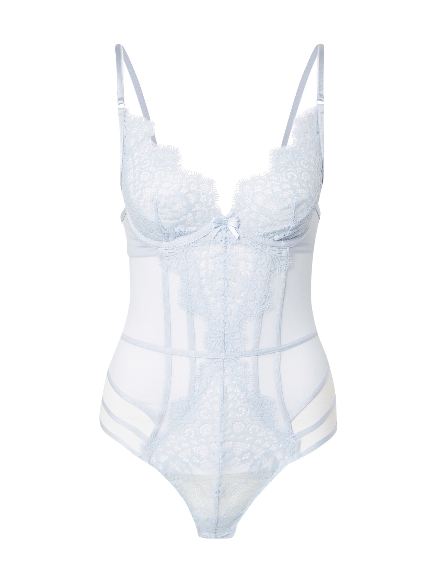 ABOUT YOU x hunkemöller Κορμάκι 'Rosanne' γαλάζιο - Pepit.gr