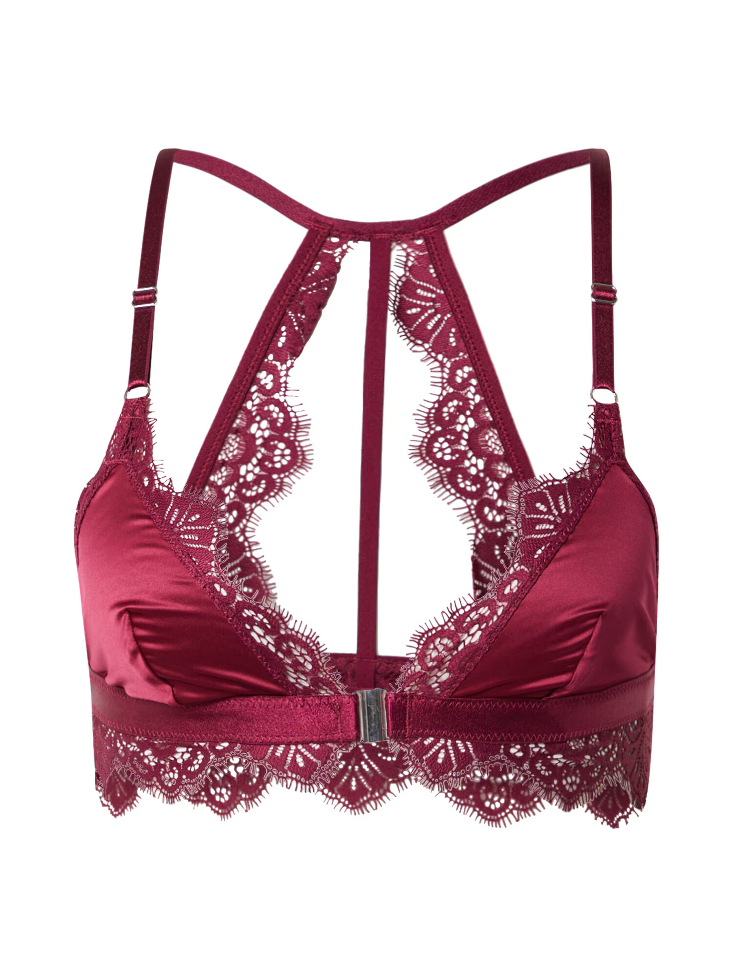 ABOUT YOU x hunkemöller Σουτιέν 'Violet' σκούρο κόκκινο - Pepit.gr