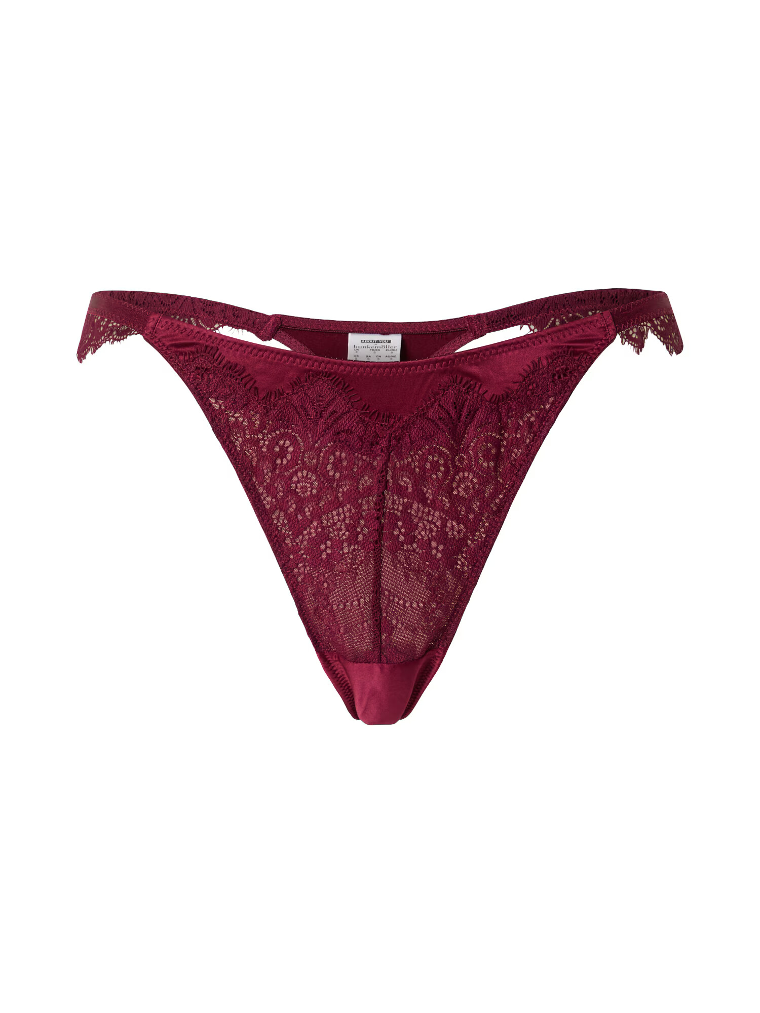 ABOUT YOU x hunkemöller Στρινγκ 'Violet HL' σκούρο κόκκινο - Pepit.gr