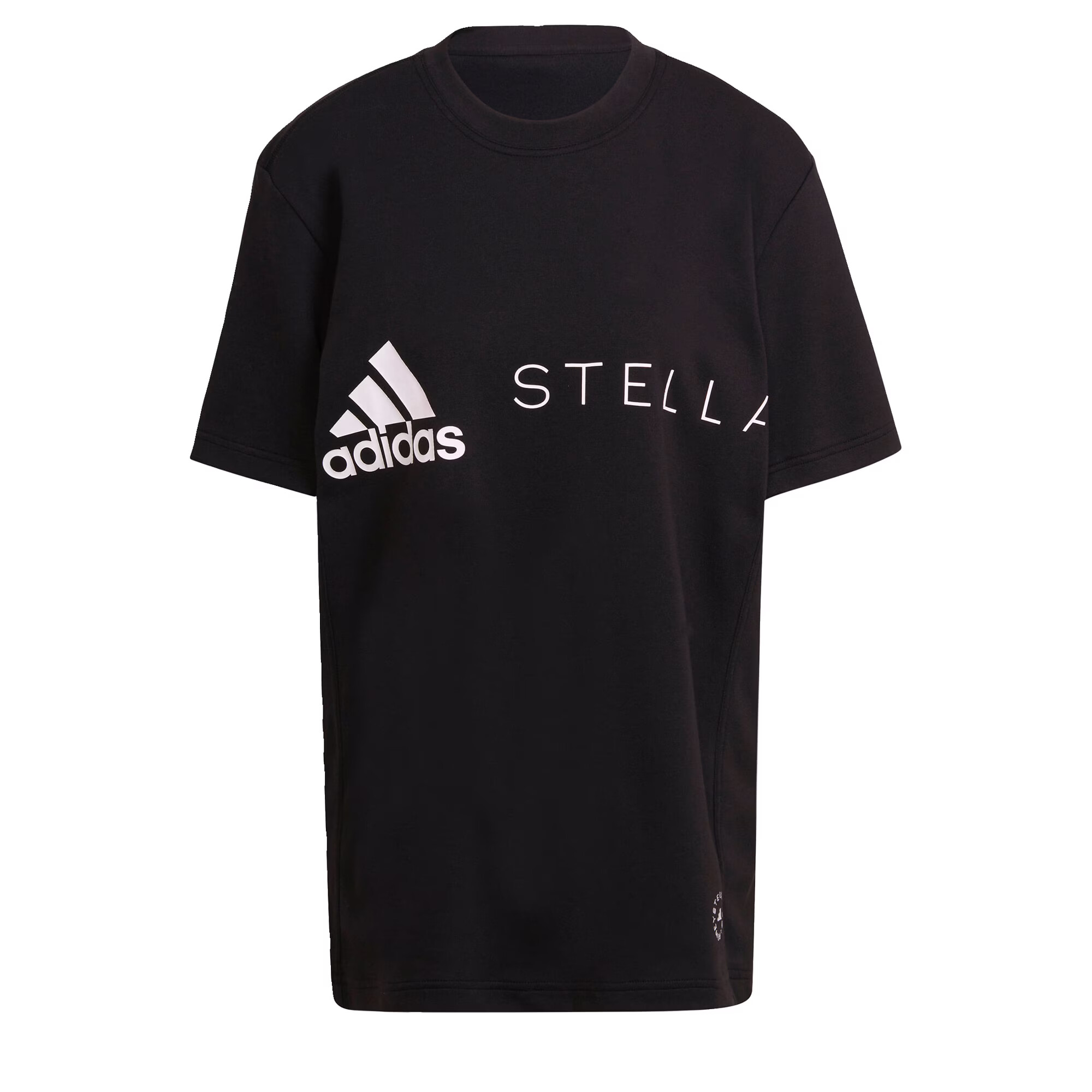 ADIDAS BY STELLA MCCARTNEY Λειτουργικό μπλουζάκι 'Logo' μαύρο / λευκό - Pepit.gr