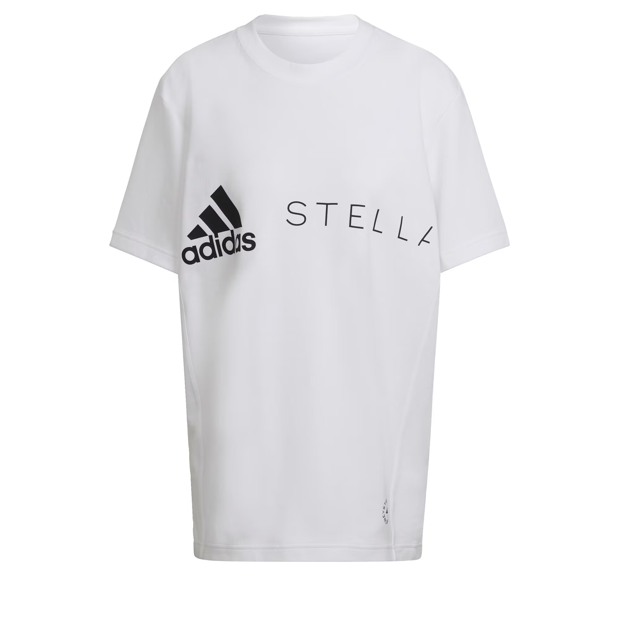 ADIDAS BY STELLA MCCARTNEY Λειτουργικό μπλουζάκι 'Logo' μαύρο / λευκό - Pepit.gr