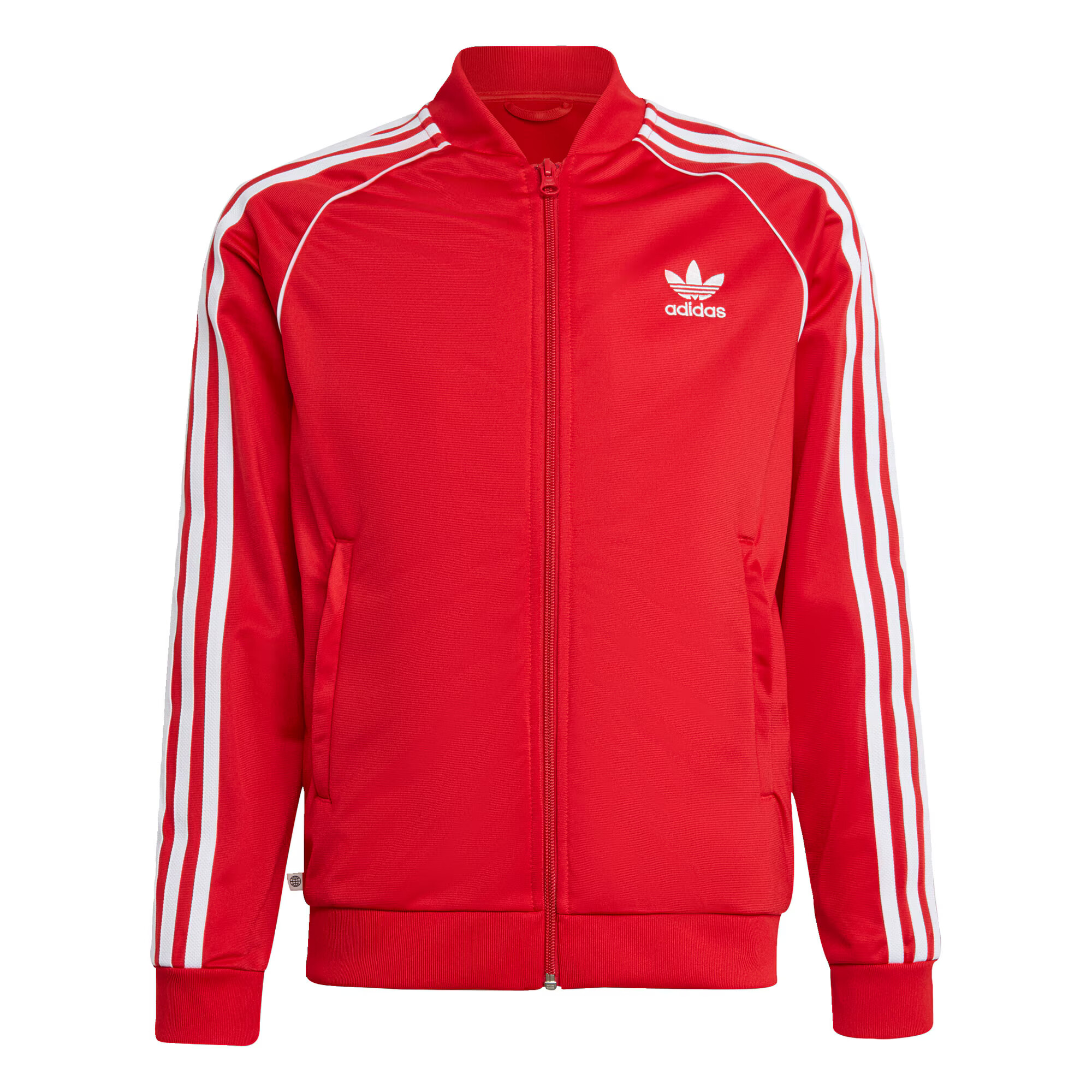 ADIDAS ORIGINALS Αθλητικό μπουφάν 'Adicolor Sst' κόκκινο / λευκό - Pepit.gr