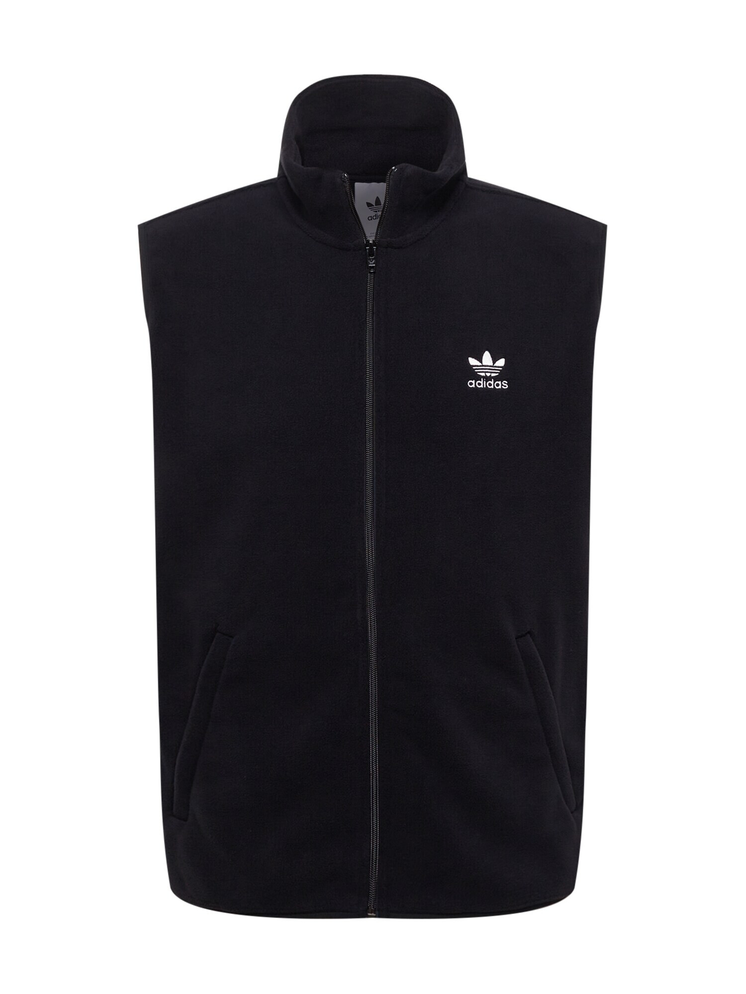 ADIDAS ORIGINALS Γιλέκο 'Adicolor 3-Stripes Fleece ' μαύρο / λευκό - Pepit.gr