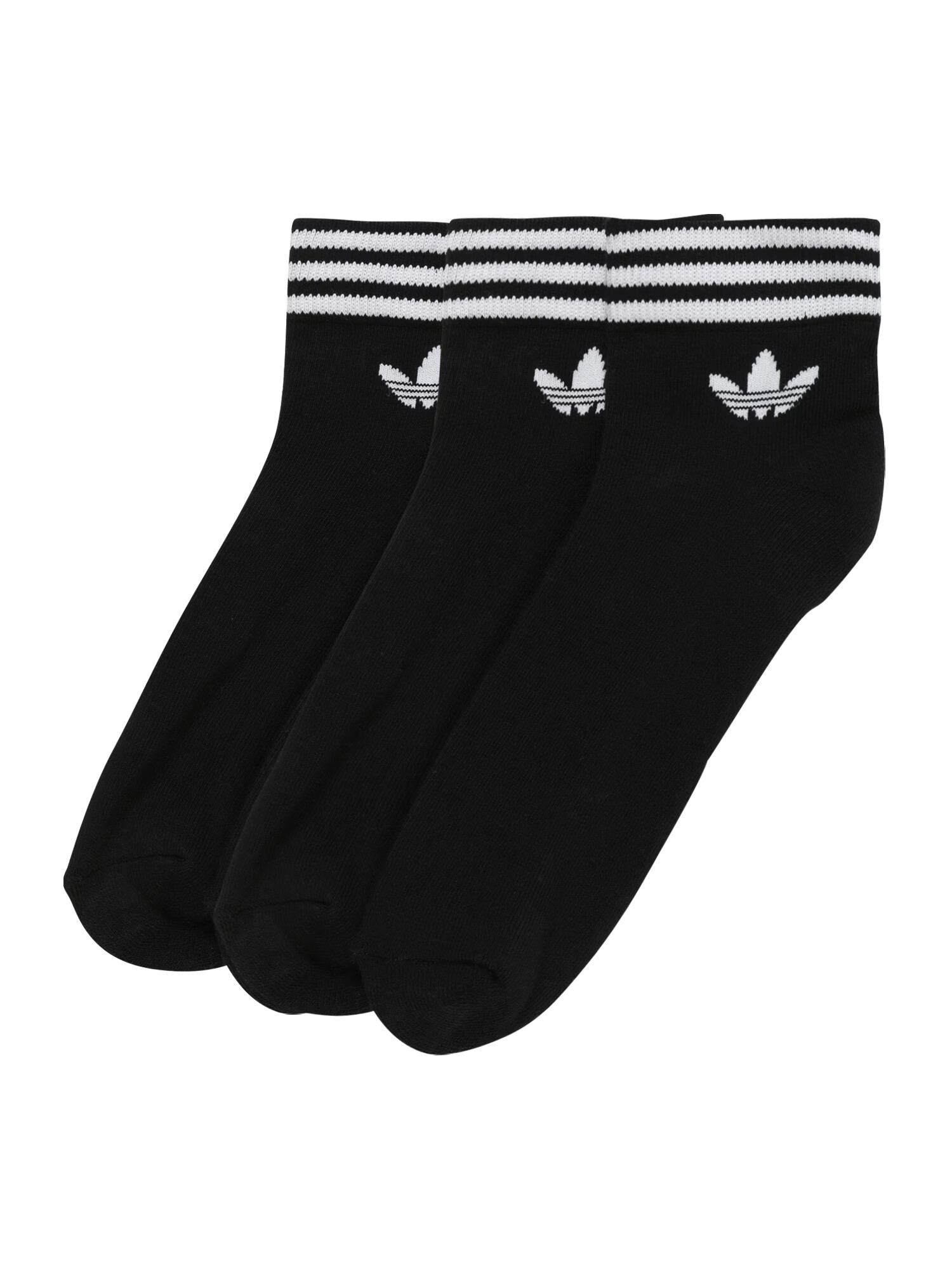 ADIDAS ORIGINALS Κάλτσες 'Island Club Trefoil' μαύρο / λευκό - Pepit.gr