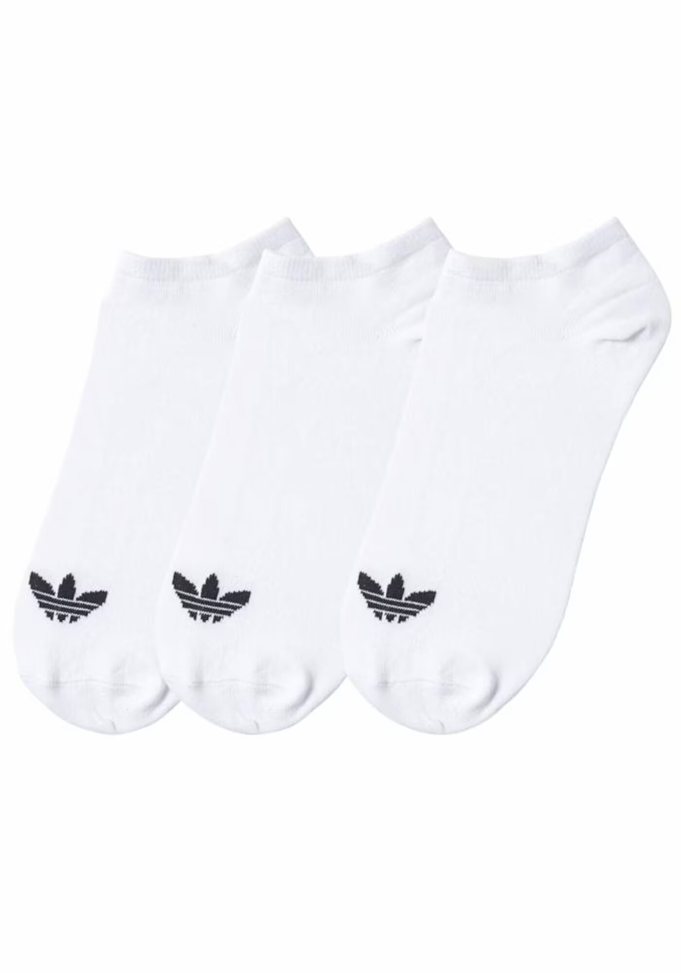 ADIDAS ORIGINALS Κάλτσες σουμπά 'Trefoil Liner' μαύρο / λευκό - Pepit.gr