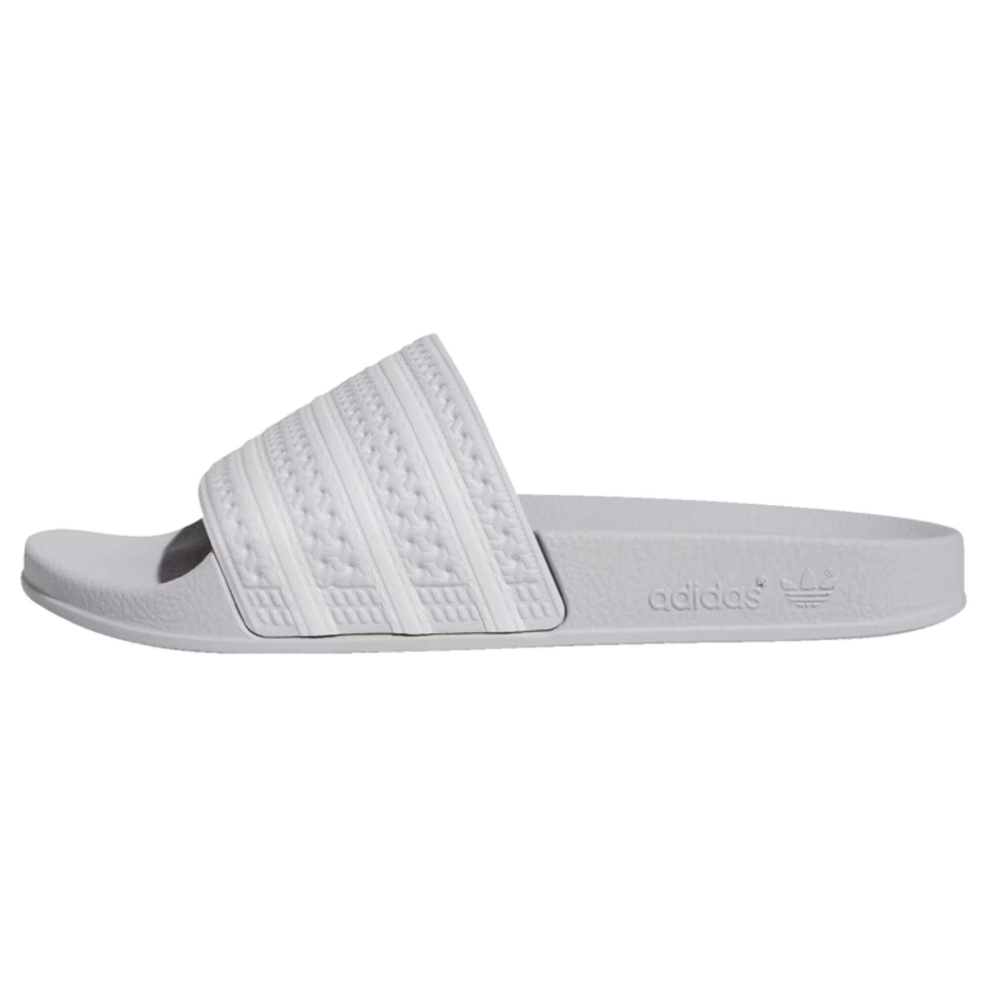 ADIDAS ORIGINALS Μιούλ 'Adilette' ανοικτό γκρι / λευκό - Pepit.gr