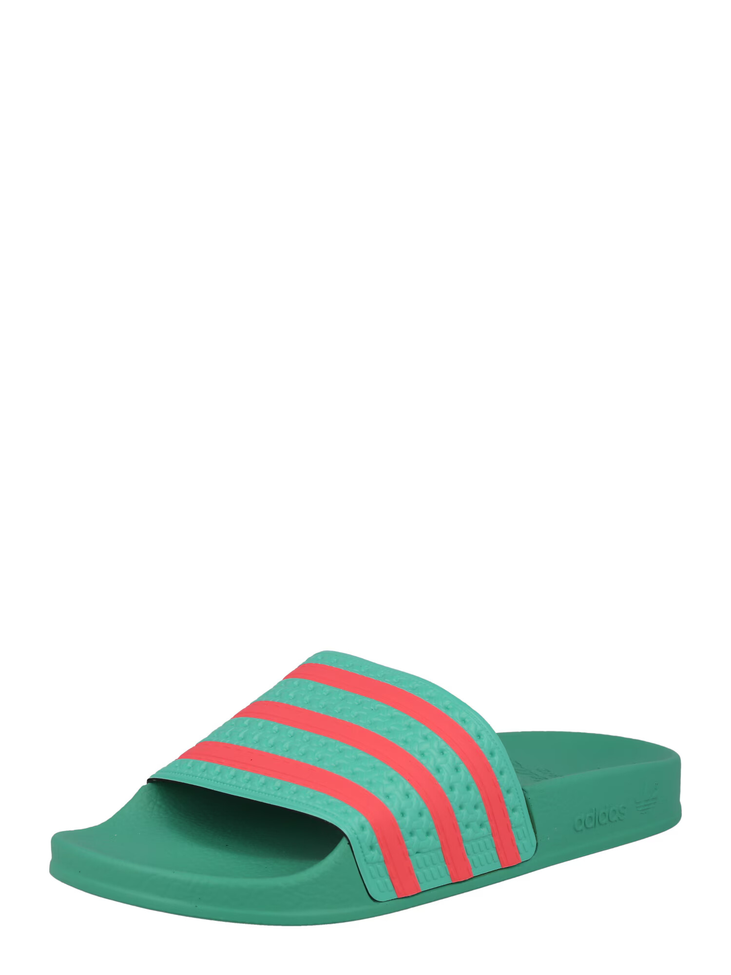 ADIDAS ORIGINALS Μιούλ 'Adilette' σμαραγδί / πορτοκαλοκόκκινο - Pepit.gr