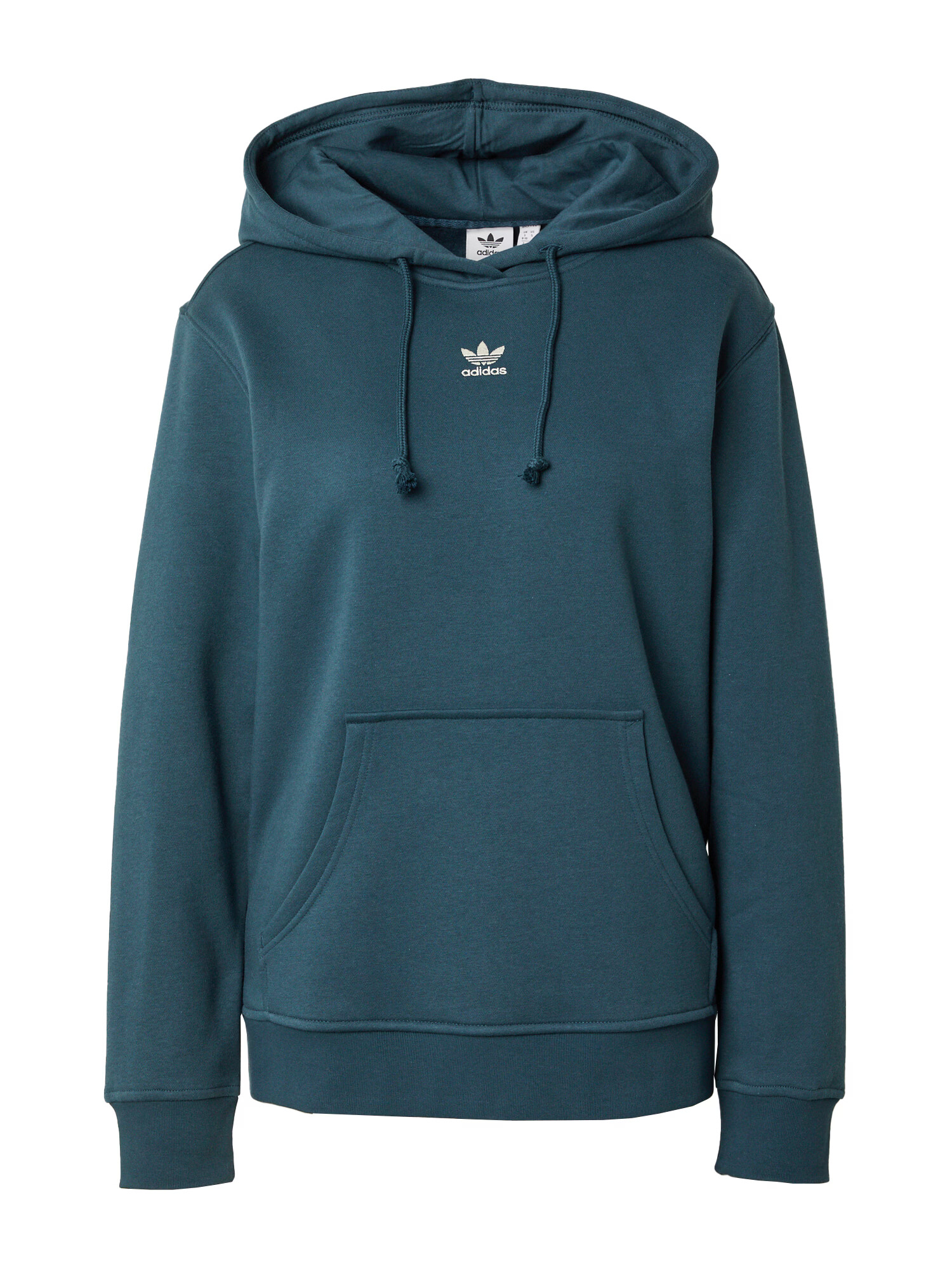 ADIDAS ORIGINALS Μπλούζα φούτερ 'Adicolor Essentials Fleece' πετρόλ / λευκό - Pepit.gr