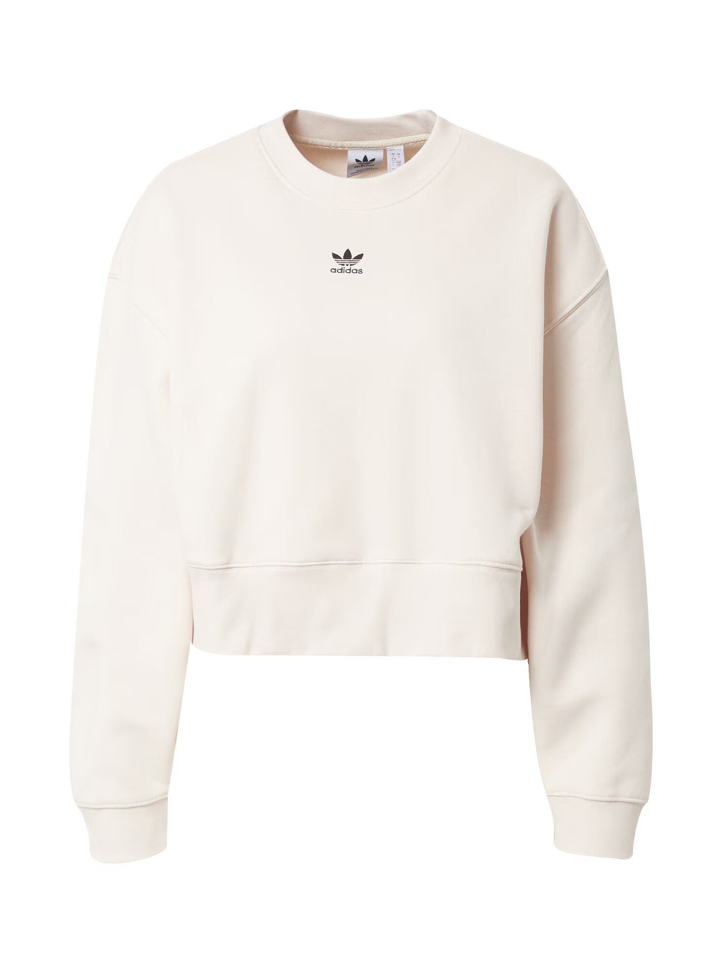 ADIDAS ORIGINALS Μπλούζα φούτερ 'Adicolor Essentials' κρεμ / μαύρο - Pepit.gr