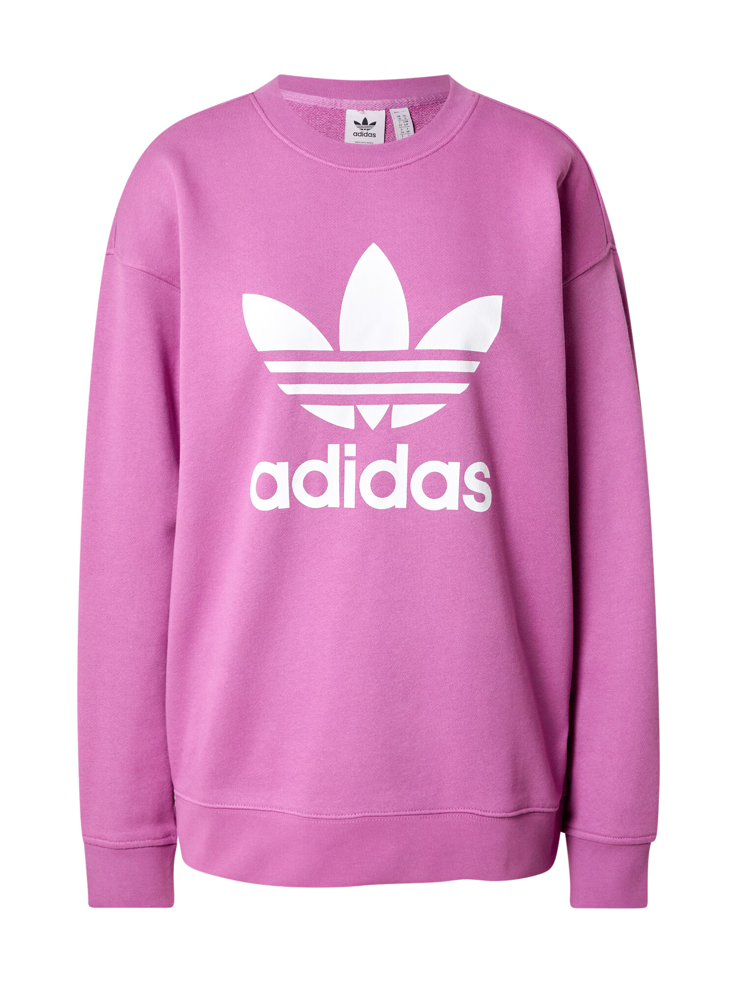 ADIDAS ORIGINALS Μπλούζα φούτερ 'Trefoil Crew' ανοικτό λιλά / λευκό - Pepit.gr