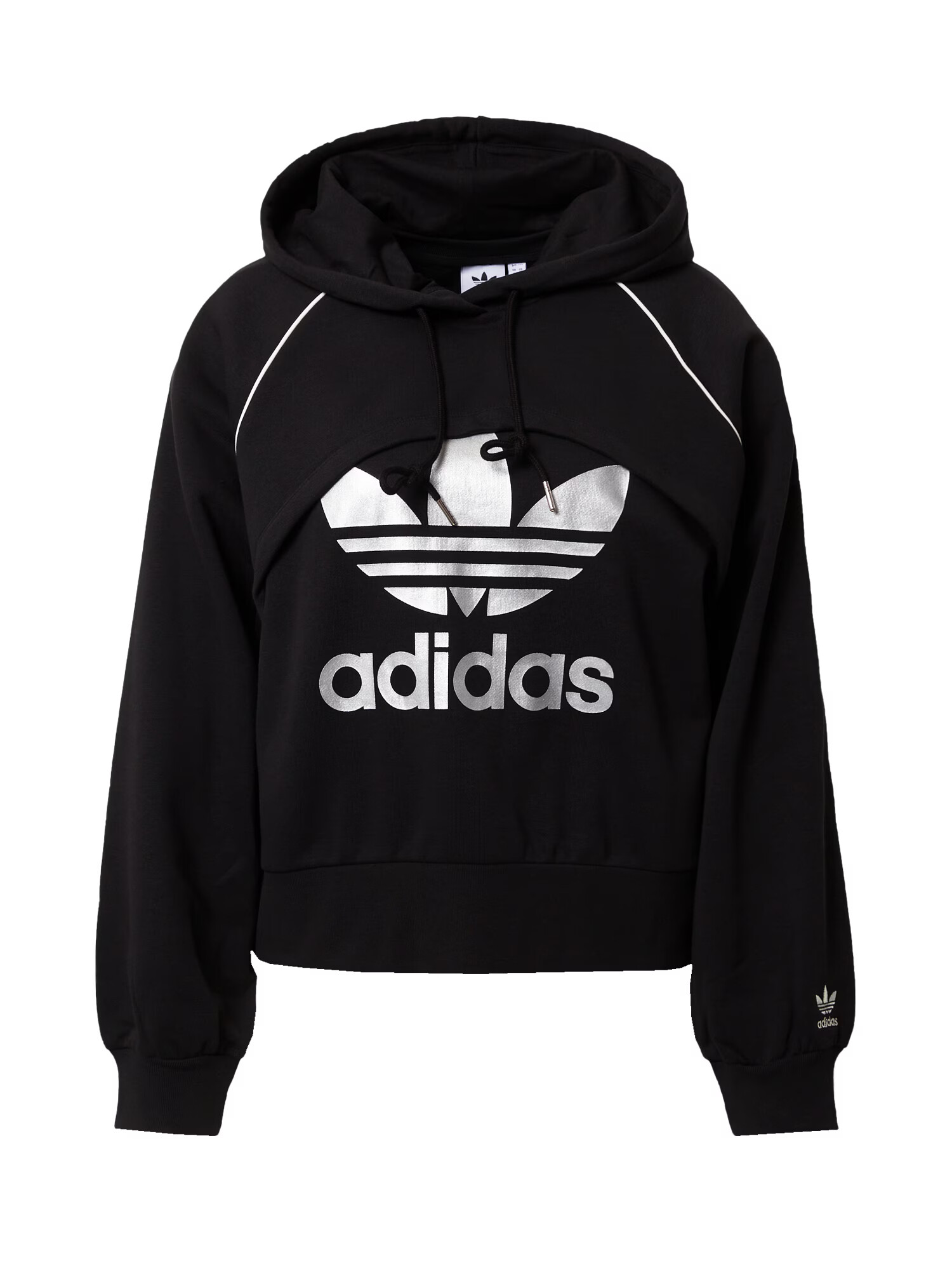 ADIDAS ORIGINALS Μπλούζα φούτερ 'Big Logo' μαύρο / λευκό - Pepit.gr