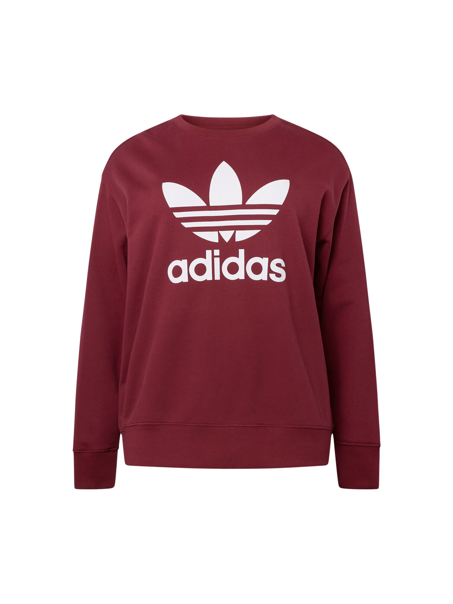 ADIDAS ORIGINALS Μπλούζα φούτερ κόκκινο κρασί / λευκό - Pepit.gr