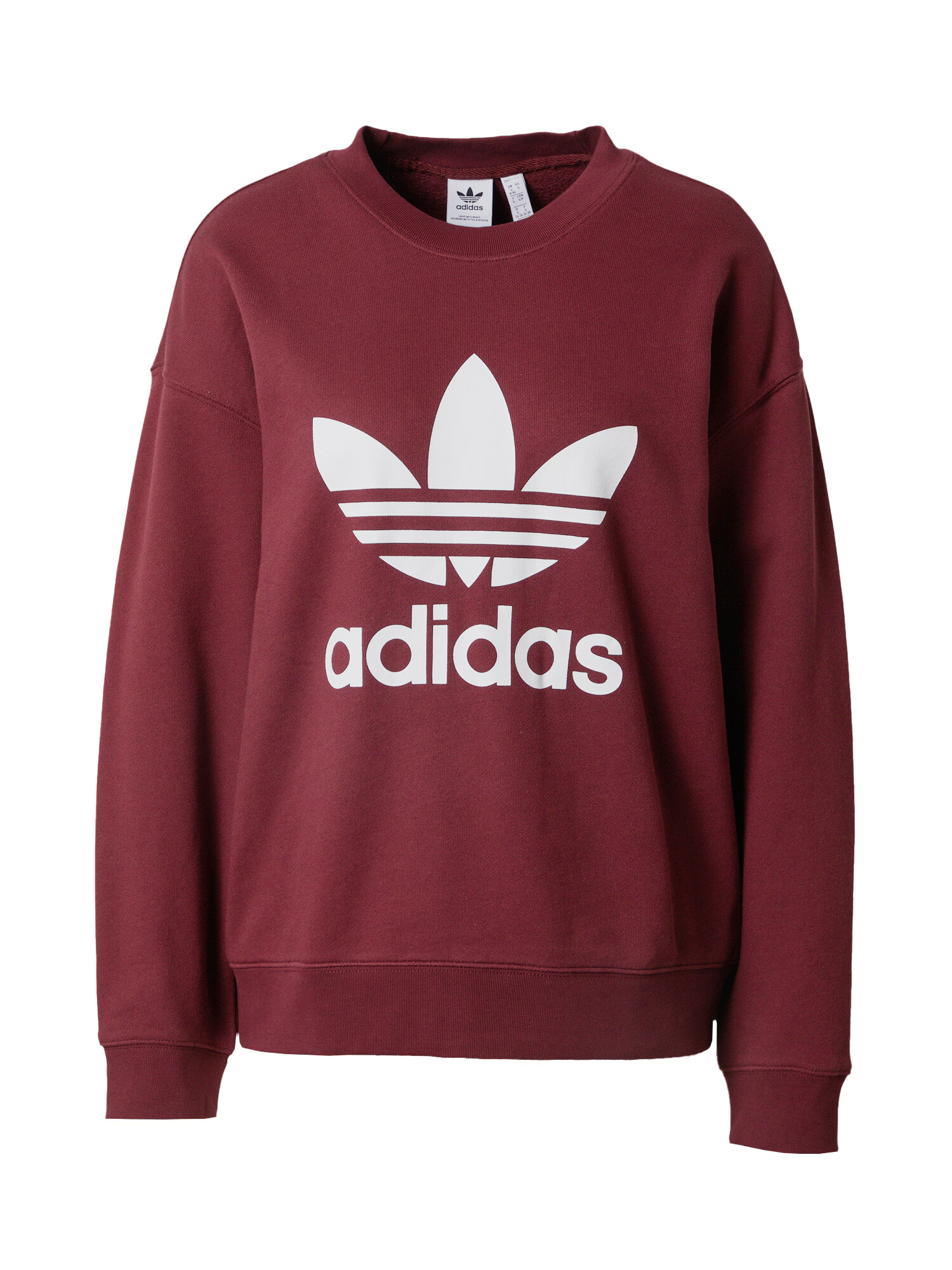 ADIDAS ORIGINALS Μπλούζα φούτερ 'Trefoil Crew' κόκκινο / λευκό - Pepit.gr